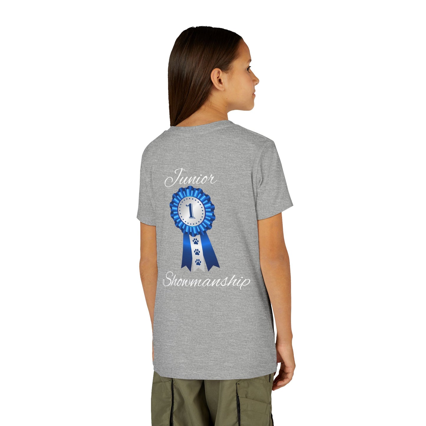 Junior Showmanship Youth Unisex Short Sleeve Crewneck Tee
