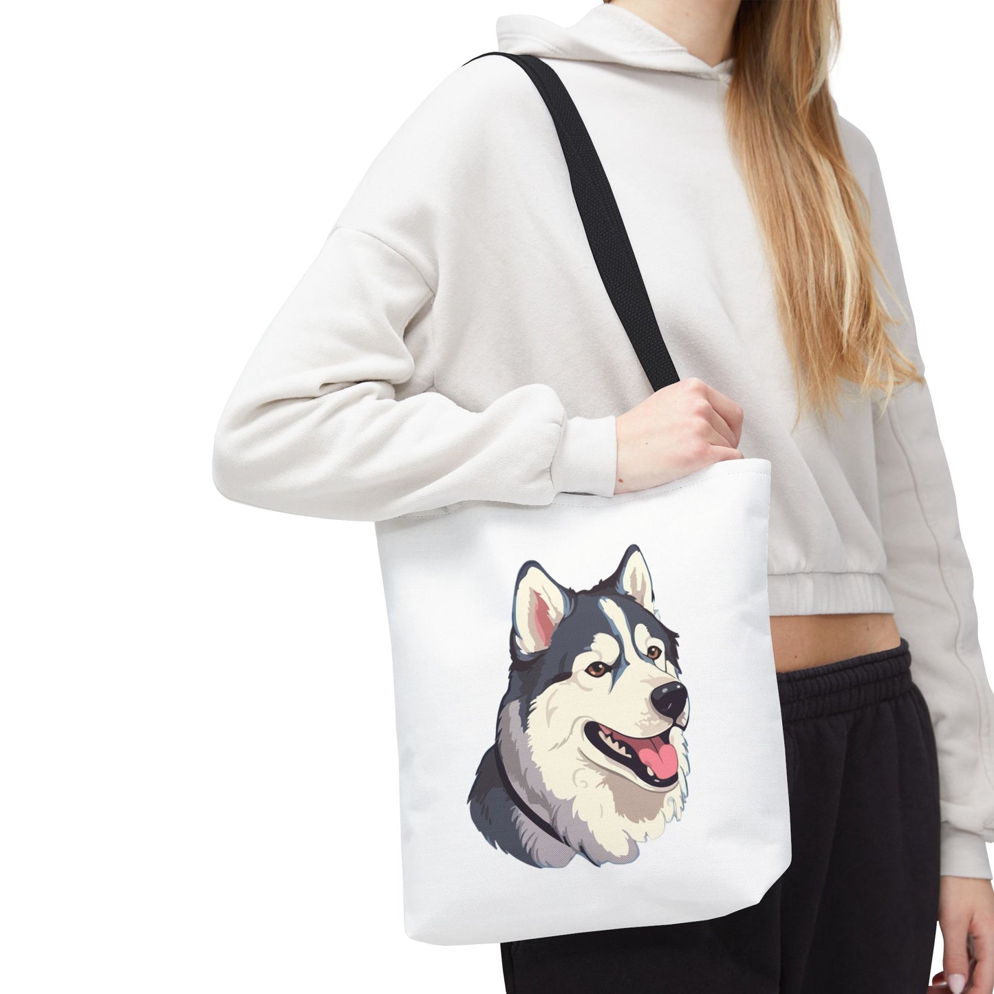 Malamute Head Tote Bag