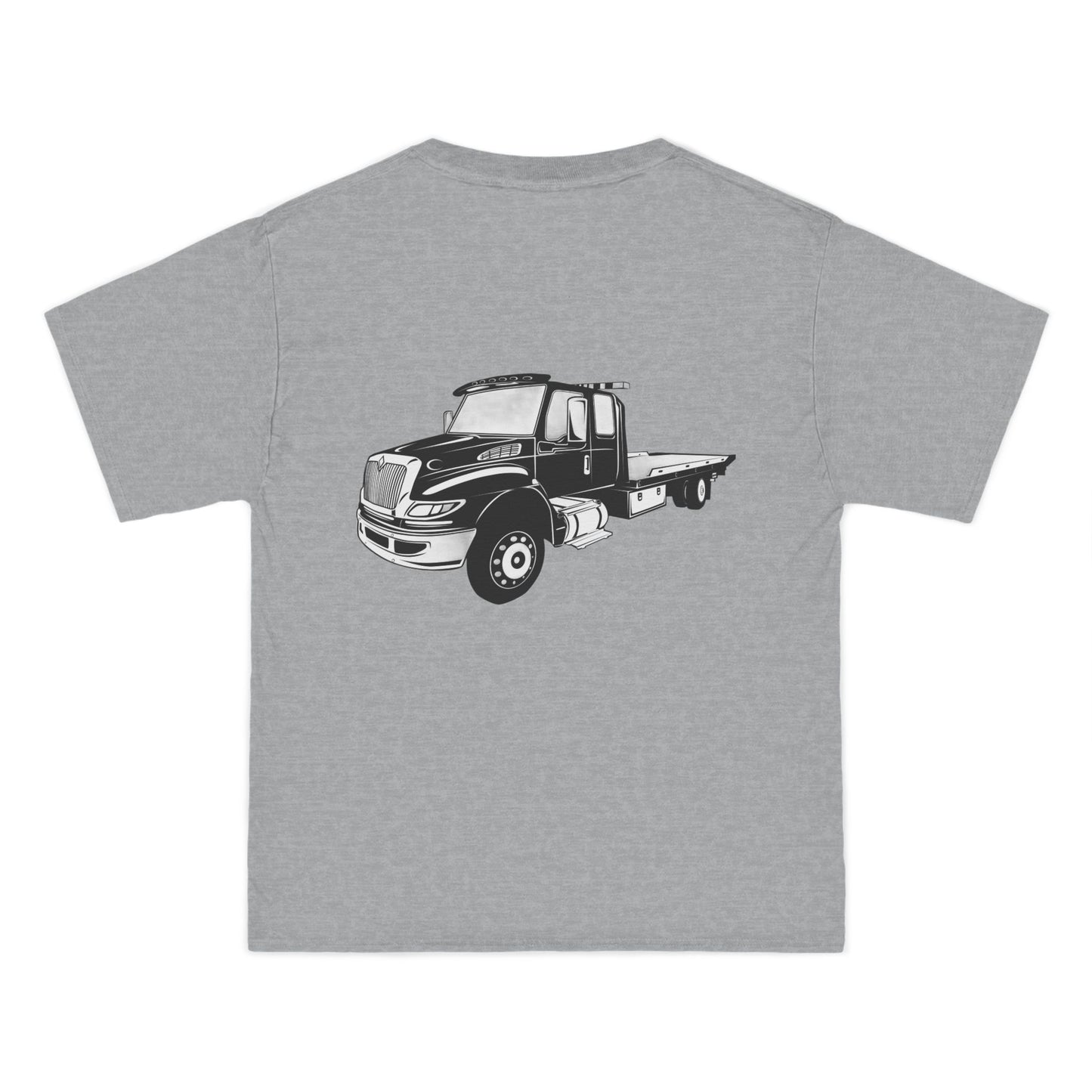 Flatbed Tow Truck Men's Short-Sleeve Crewneck Tee