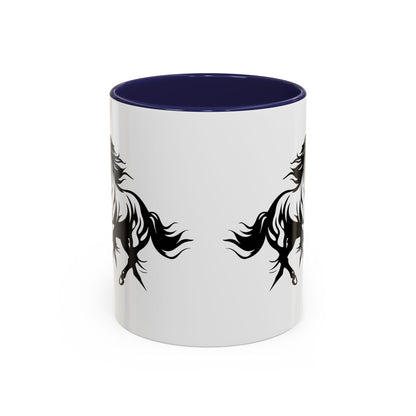 Horsin' Around 2-Tone Coffee Mug