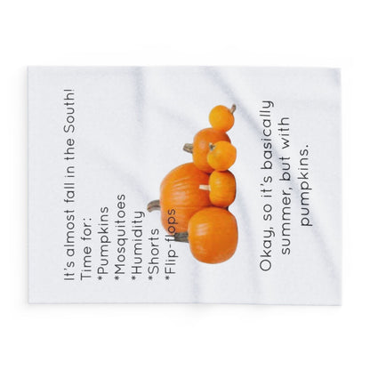 Fall In The South Arctic Fleece Blanket