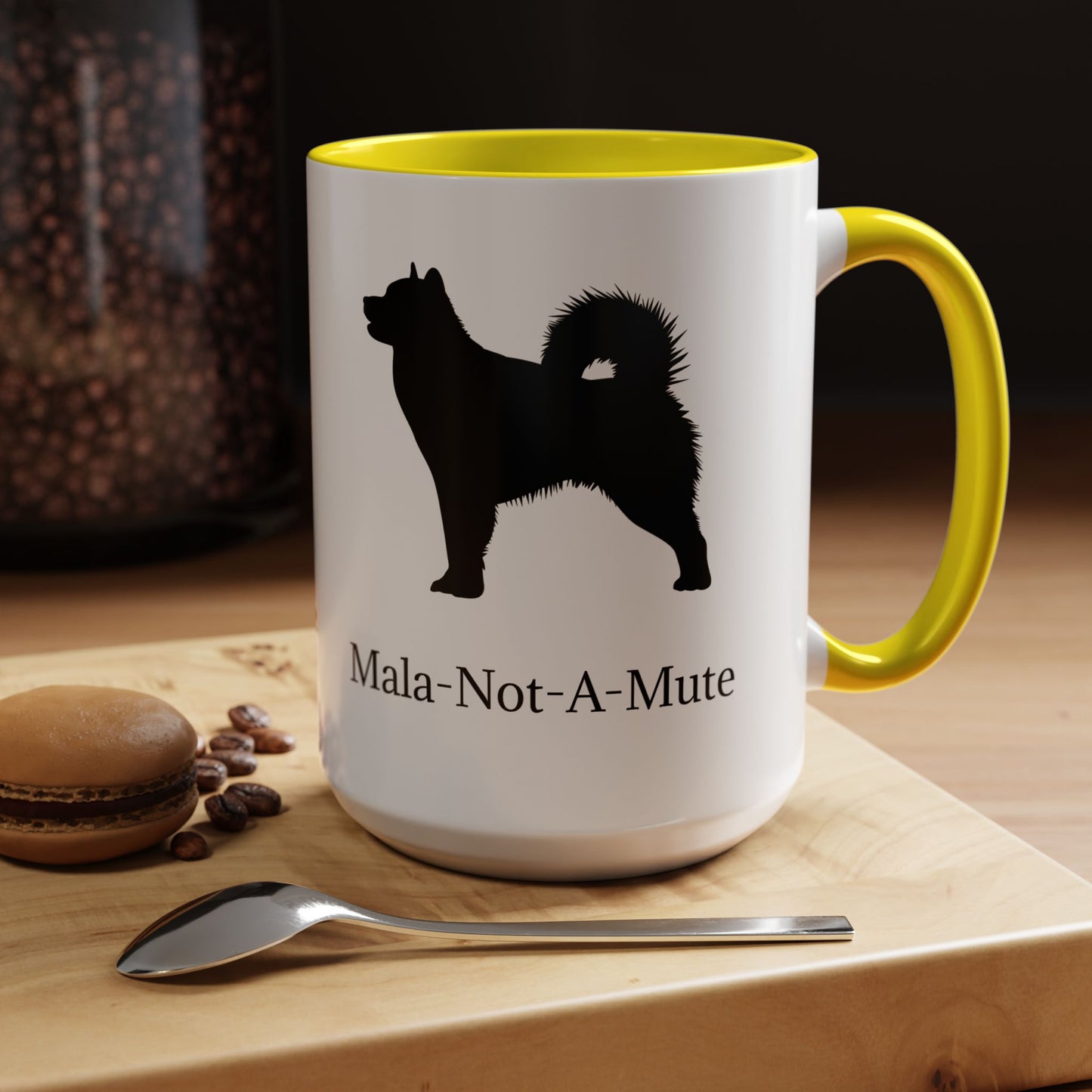 Mala-Not-A-Mute 2-Tone Coffee Mug