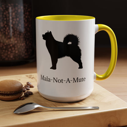 Mala-Not-A-Mute 2-Tone Coffee Mug