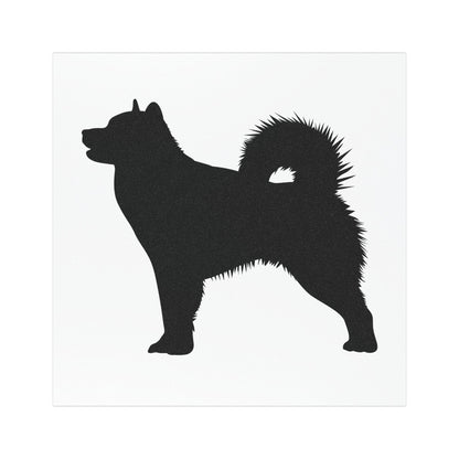 Malamute Silhouette Indoor/Outdoor Magnet