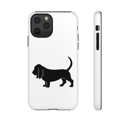 Basset Hound Silhouette iPhone Case
