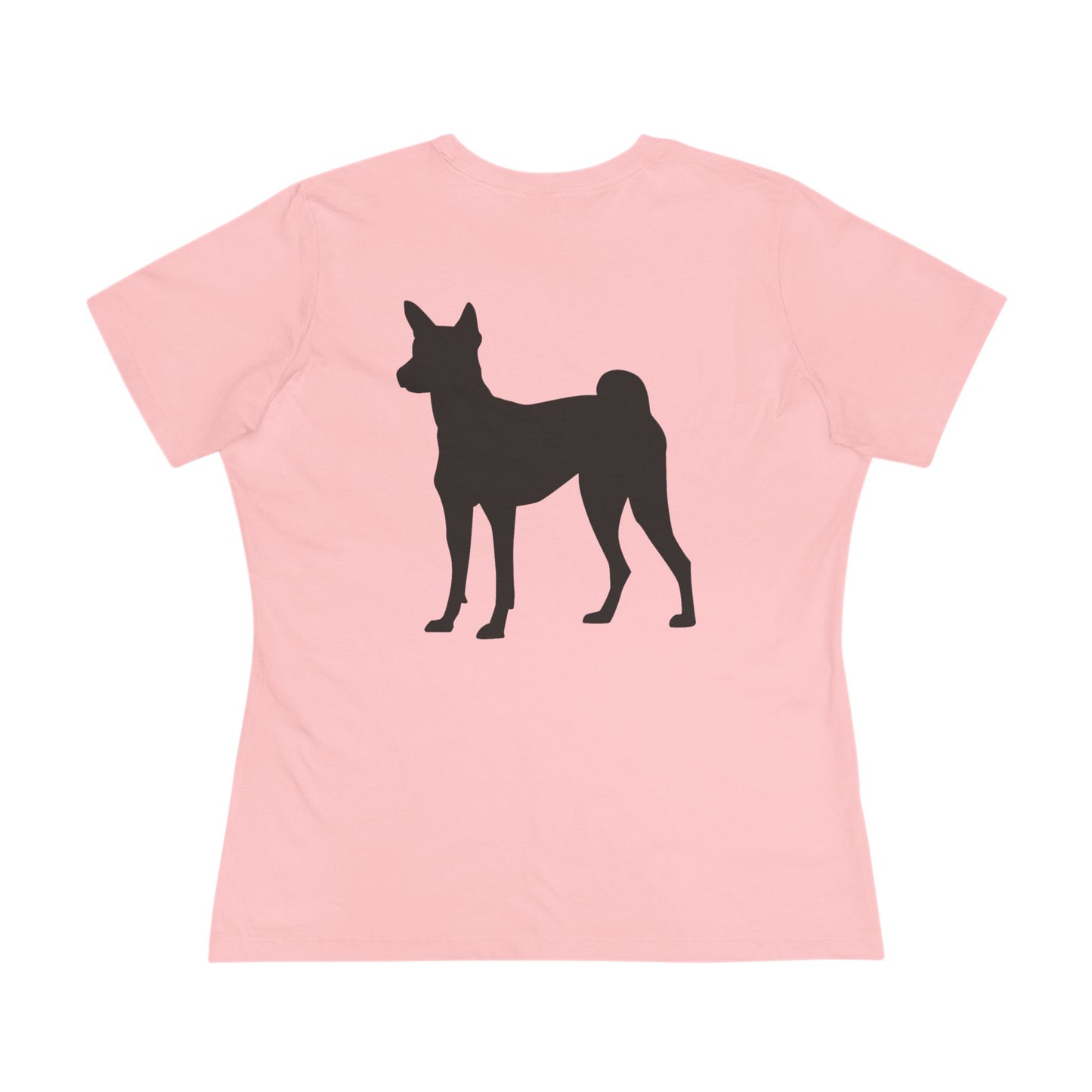 Basenji Silhouette Women's Short Sleeve Crewneck Tee
