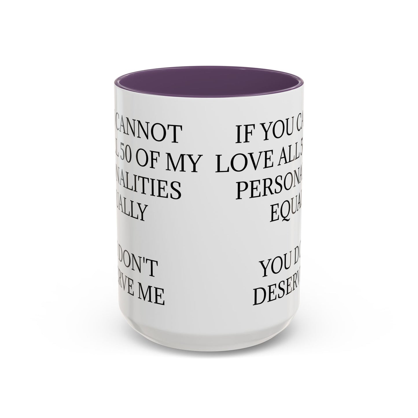 50 Personalities 2-Tone Coffee Mug