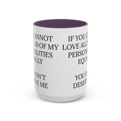 50 Personalities 2-Tone Coffee Mug