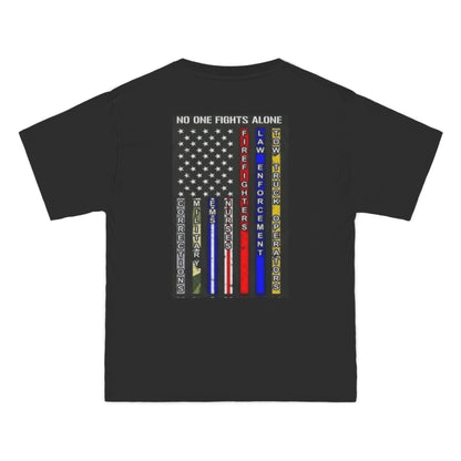 No One Fights Alone Men's Short-Sleeve Crewneck Tee