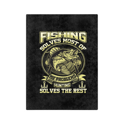 Problem Solving Velveteen Microfiber Blanket