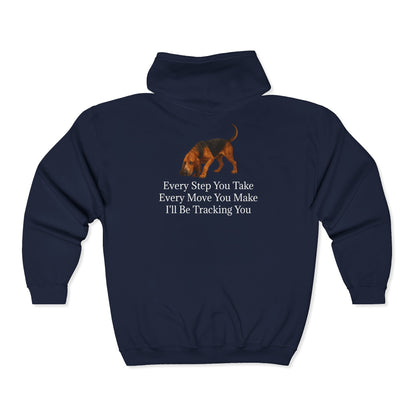 Tracking You Unisex Full Zip Hoodie