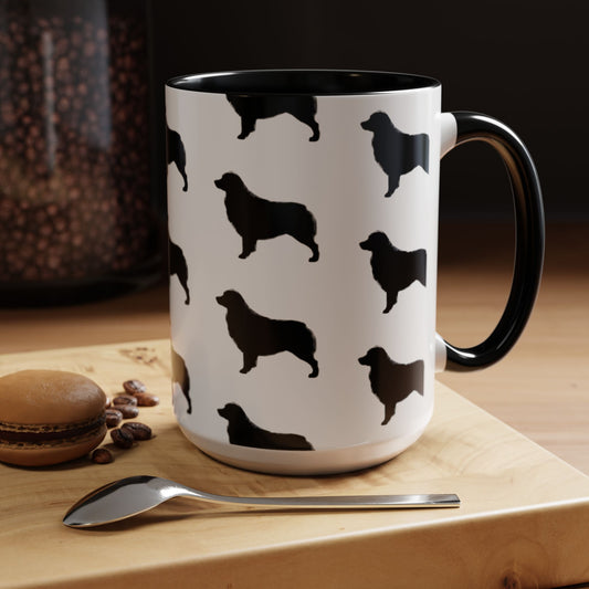 Aussie Silhouette 2-Tone Coffee Mug