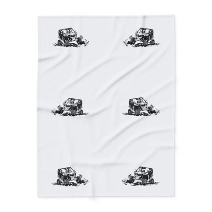 Slinging Mud Side By Side Arctic Fleece Blanket