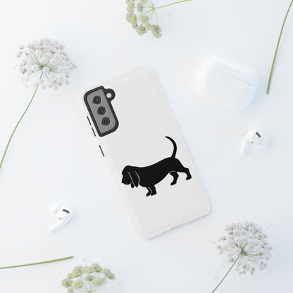 Basset Hound Silhouette Samsung Case