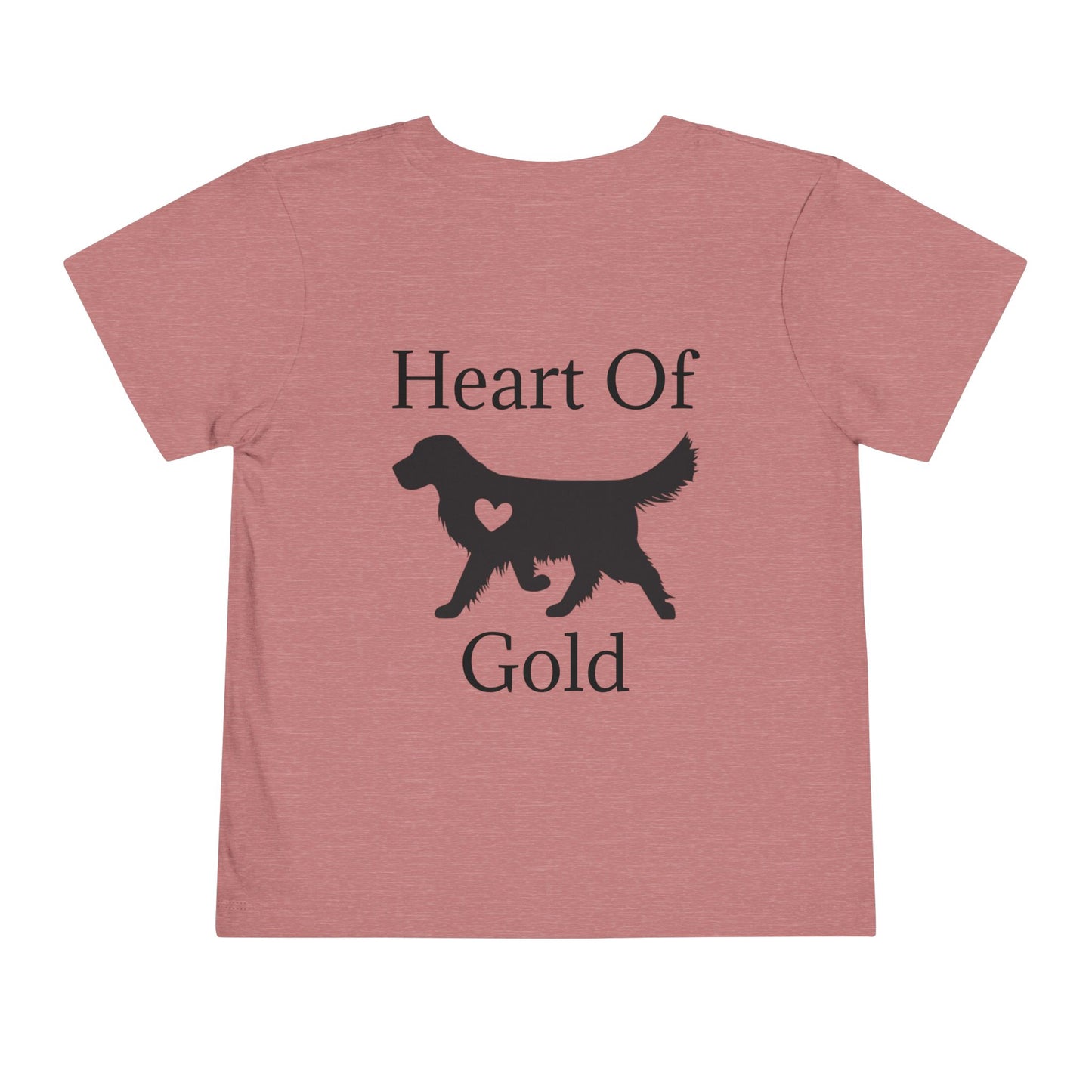 Heart Of Gold Toddler Unisex Short Sleeve Crewneck Tee