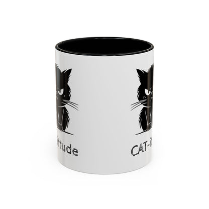 CAT-ittude 2-Tone Coffee Mug