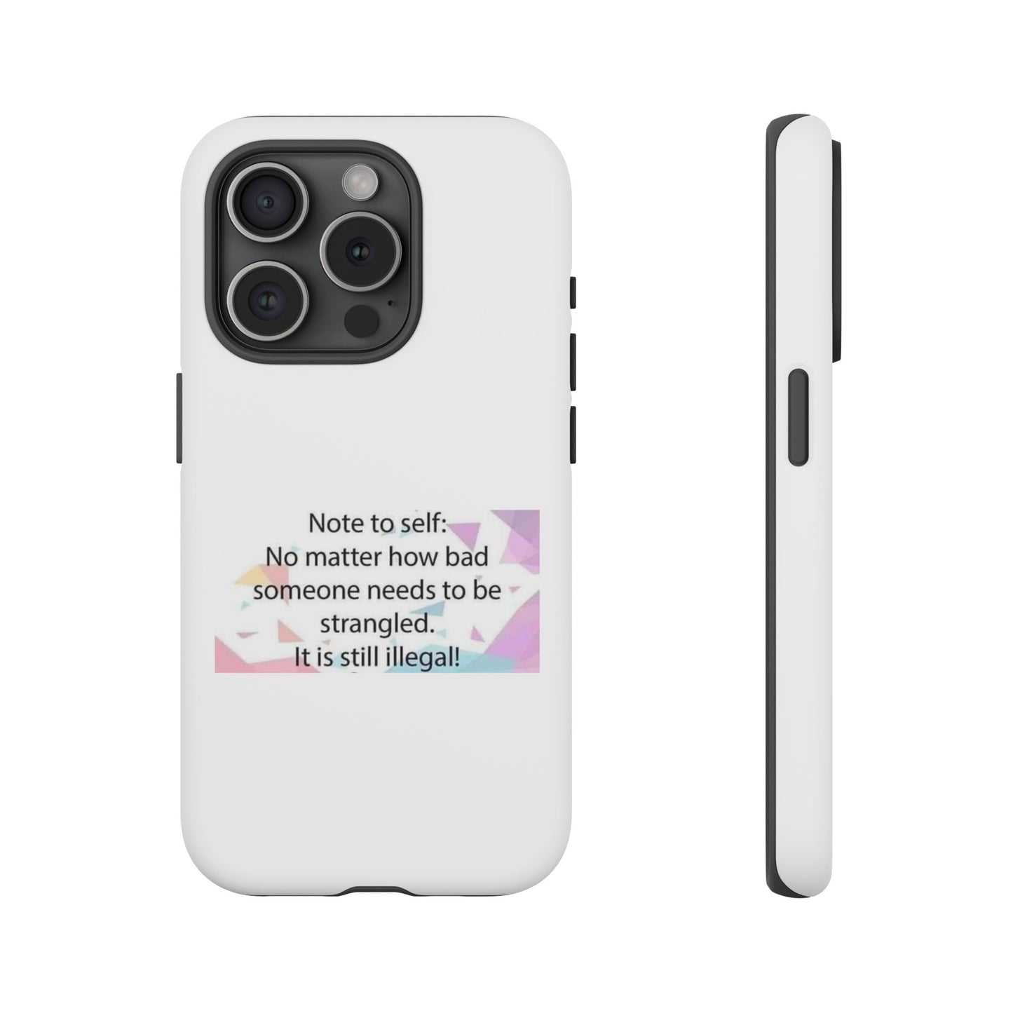 Note To Self iPhone Case