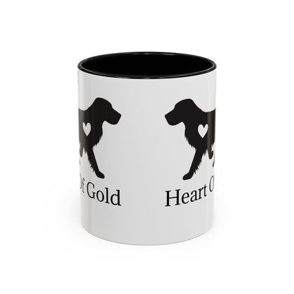 Heart Of Gold 2-Tone Coffee Mug