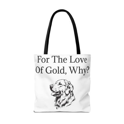 For The Love Of Gold Tote Bag