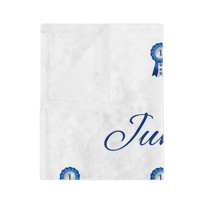 Junior Showmanship Velveteen Microfiber Blanket