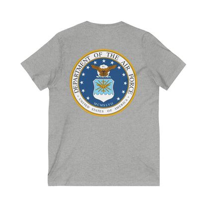 US Air Force Unisex Short Sleeve V-Neck Tee