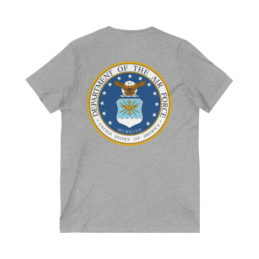US Air Force Unisex Short Sleeve V-Neck Tee
