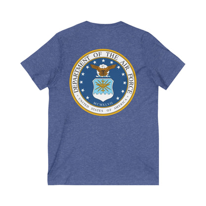 US Air Force Unisex Short Sleeve V-Neck Tee
