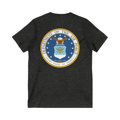 US Air Force Unisex Short Sleeve V-Neck Tee
