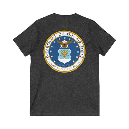 US Air Force Unisex Short Sleeve V-Neck Tee
