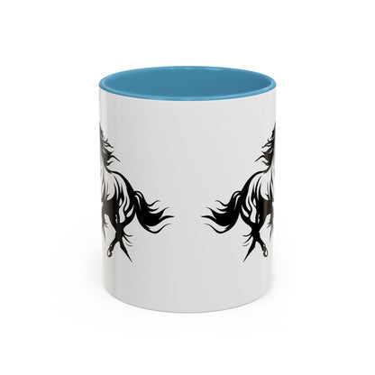 Horsin' Around 2-Tone Coffee Mug