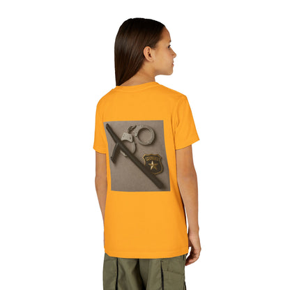 Law Enforcement Appreciation Youth Unisex Short Sleeve Crewneck Tee