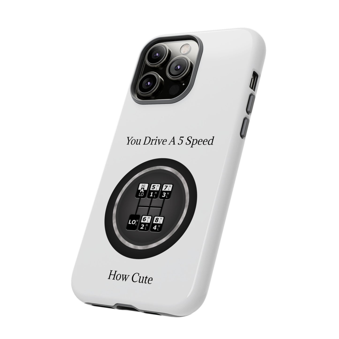 5 Speed How Cute iPhone Case