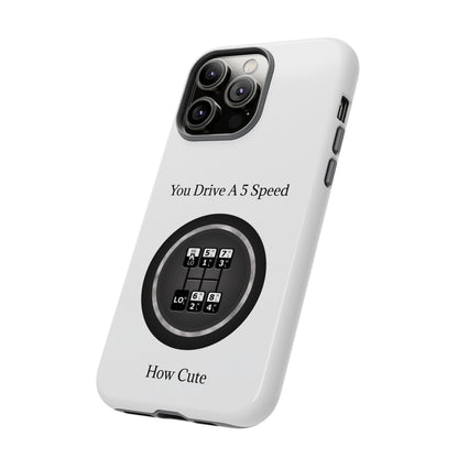 5 Speed How Cute iPhone Case