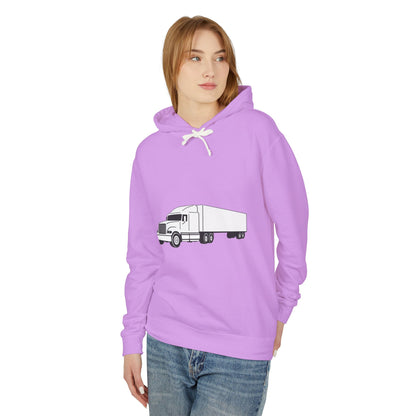 Semi Truck Unisex Lightweight Hoodie