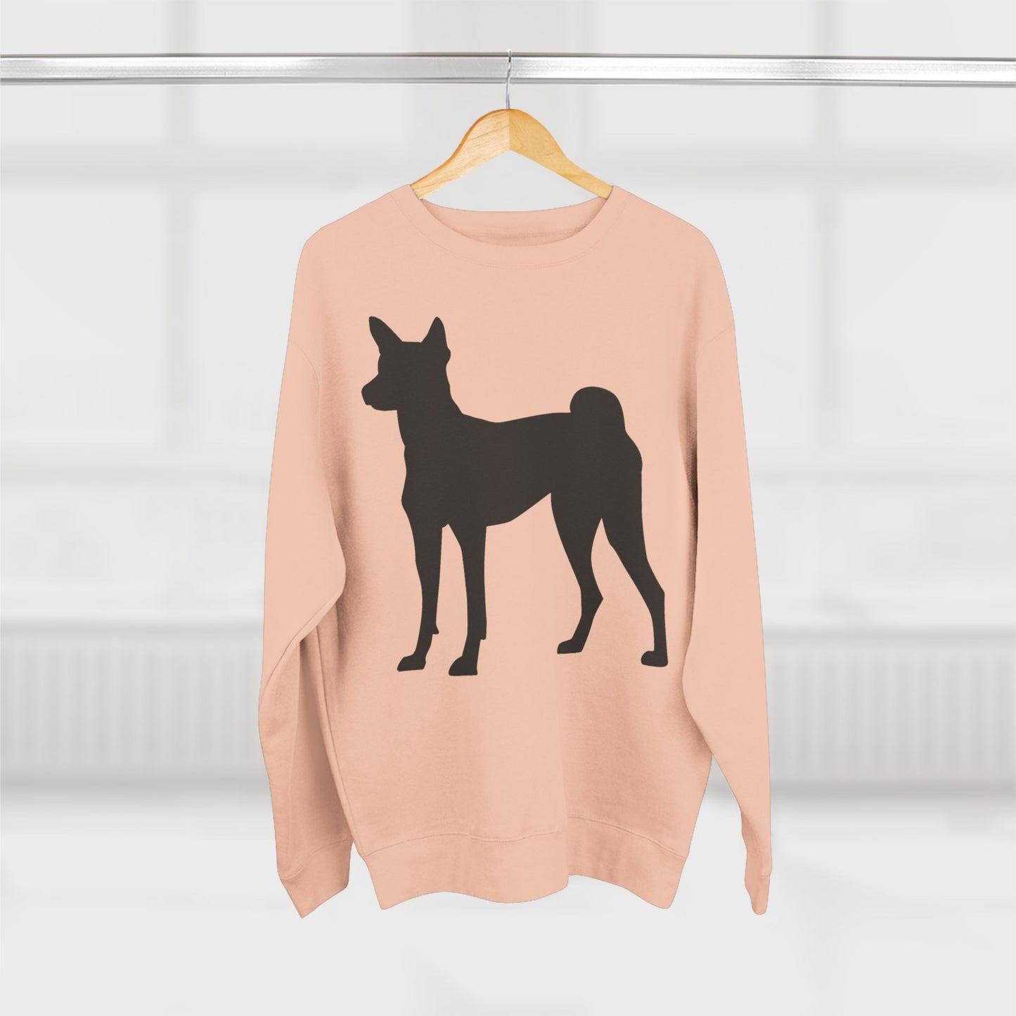 Basenji Silhouette Unisex Crewneck Sweatshirt