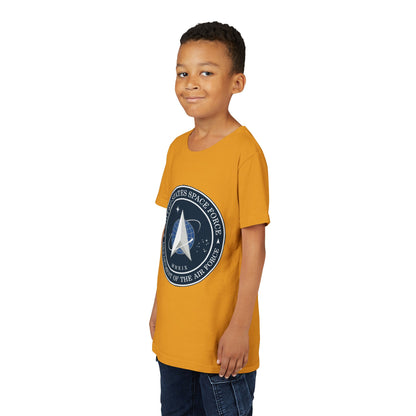 US Space Force Youth Unisex Short Sleeve Crewneck Tee