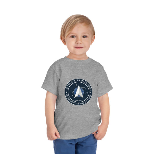 US Space Force Toddler Unisex Short Sleeve Crewneck Tee