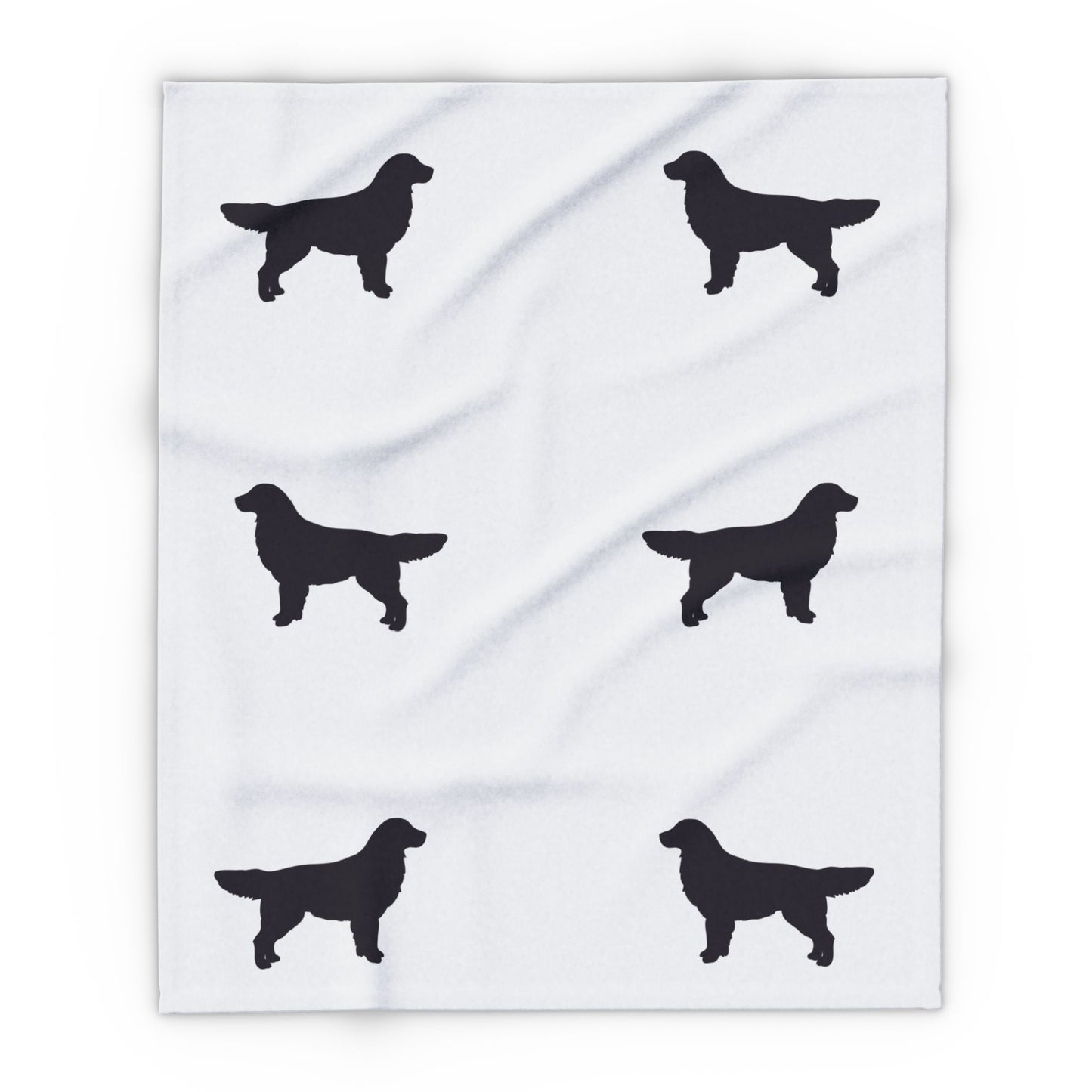 Golden Silhouette Arctic Fleece Blanket