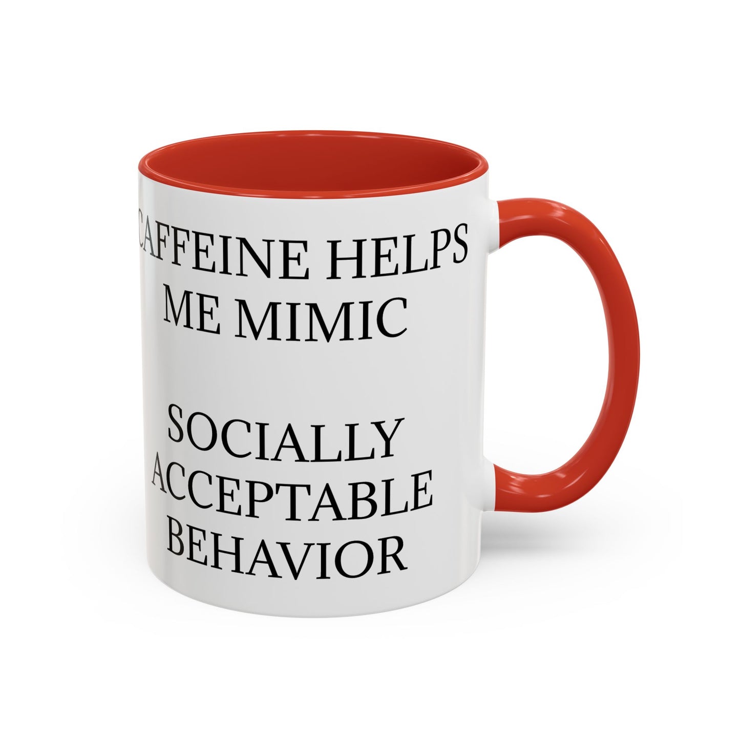 Socially Acceptable 2-Tone Coffee Mug