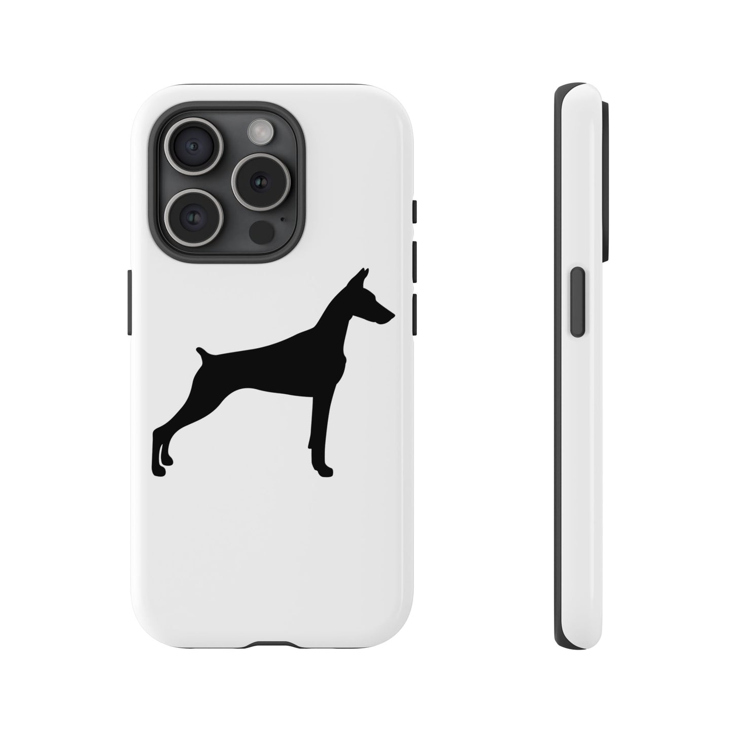 Doberman Silhouette iPhone Case