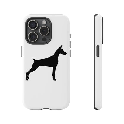 Doberman Silhouette iPhone Case