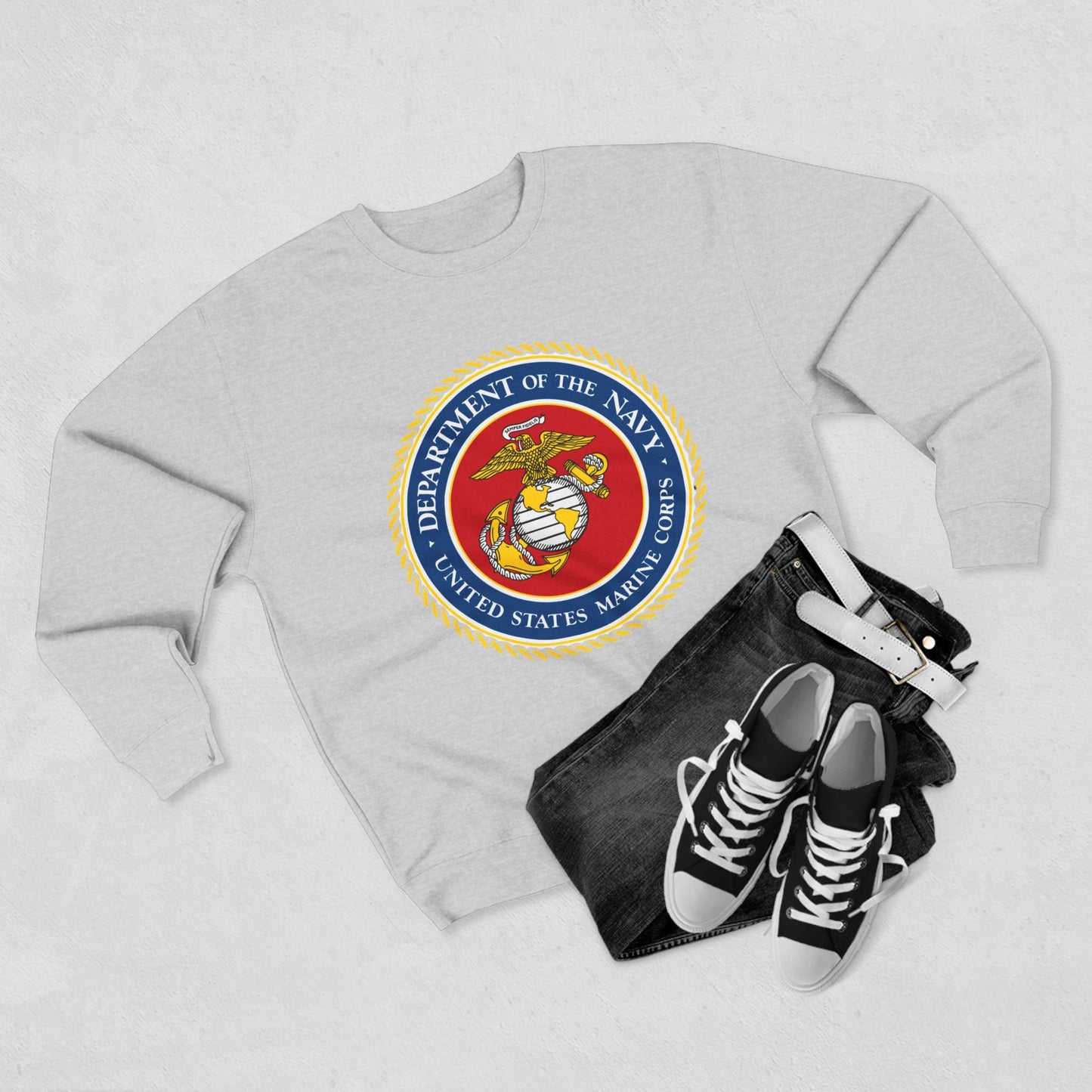 US Marine Corps Unisex Crewneck Sweatshirt