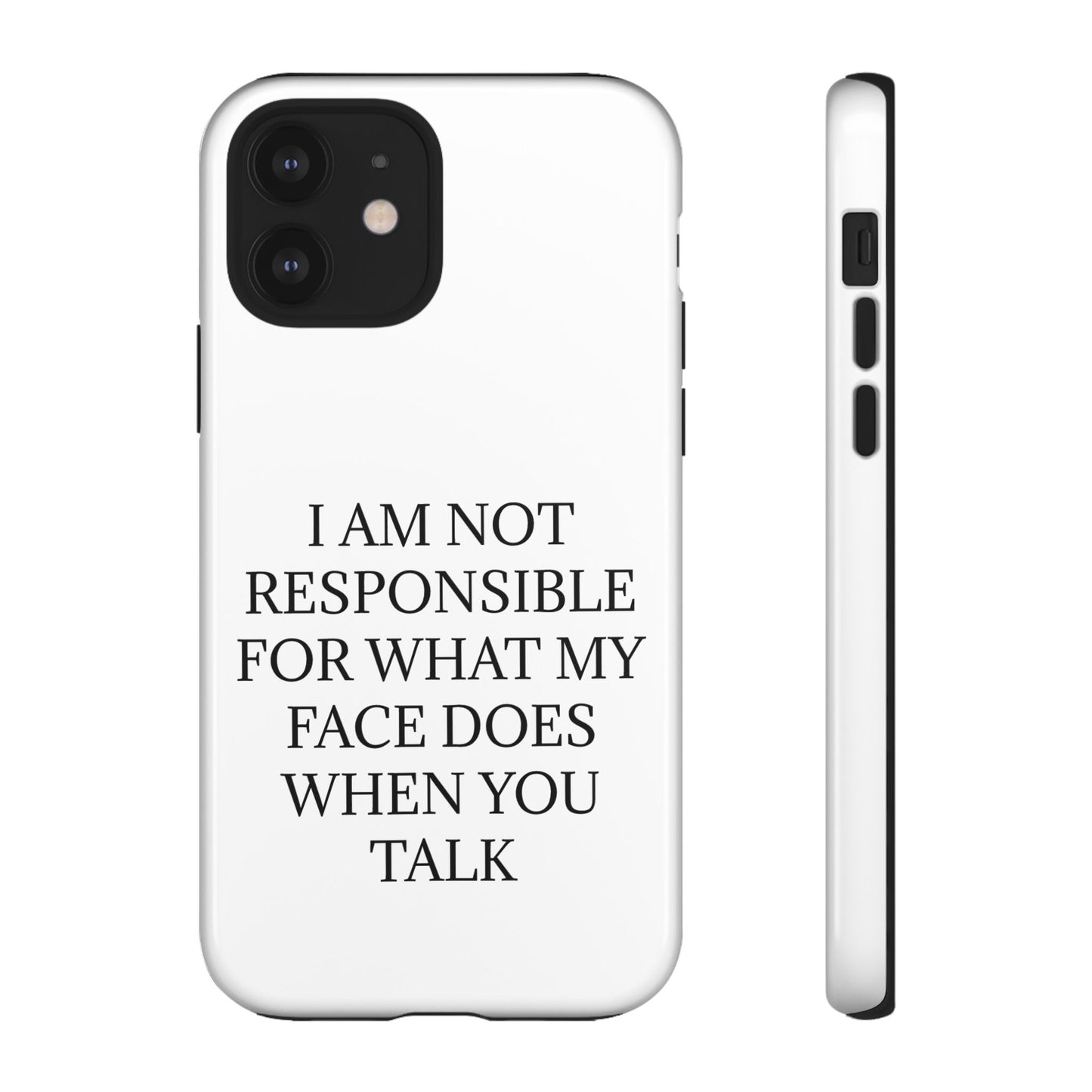 When You Talk iPhone Case