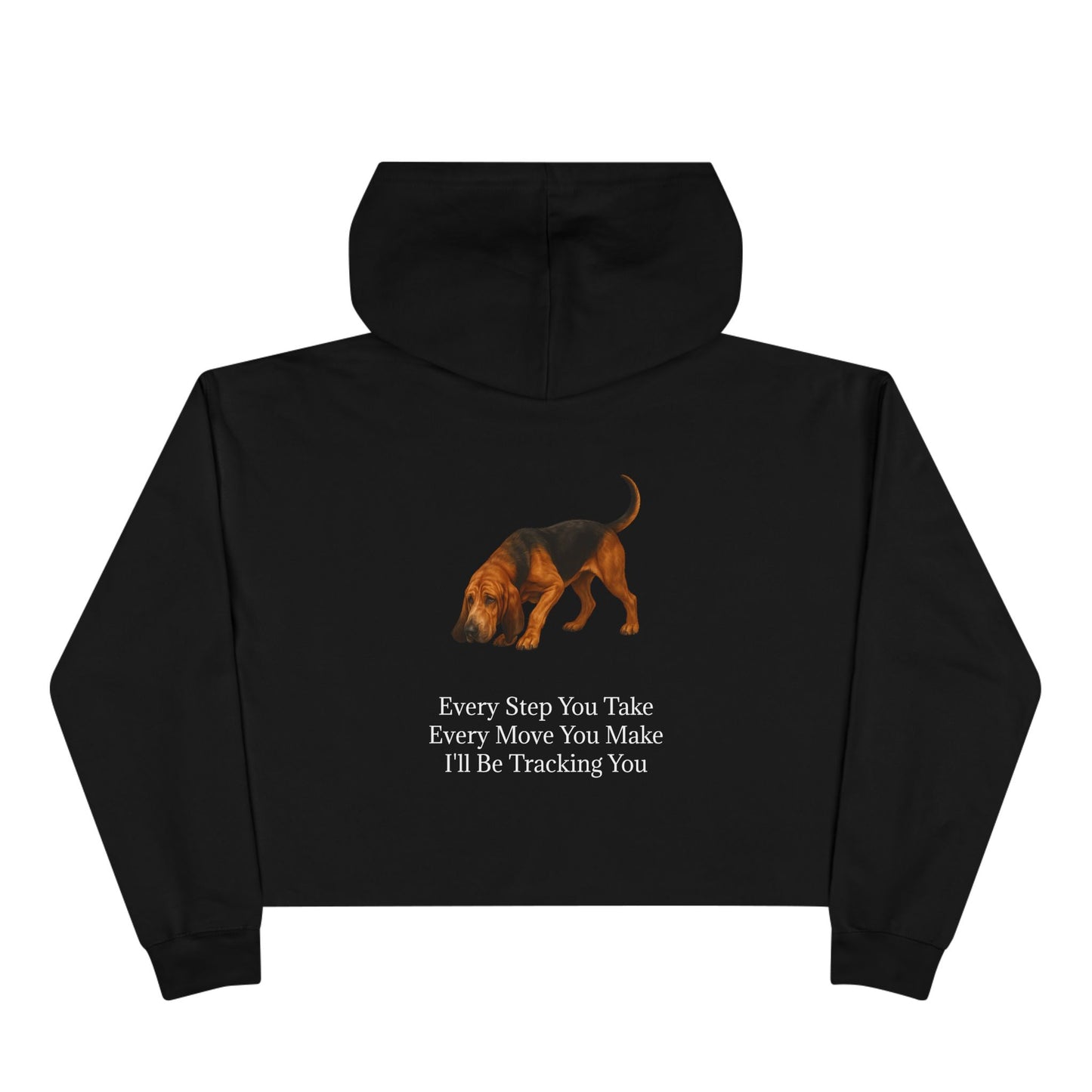 Tracking You Women's Crop Hoodie