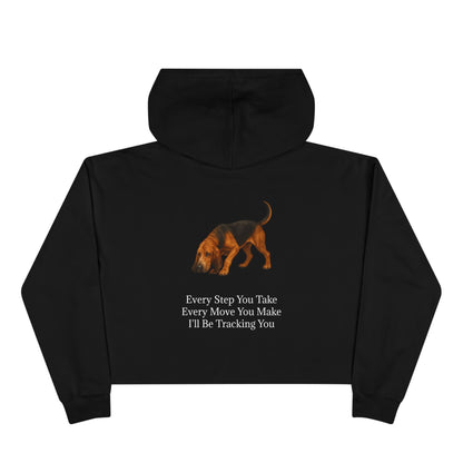 Tracking You Women's Crop Hoodie