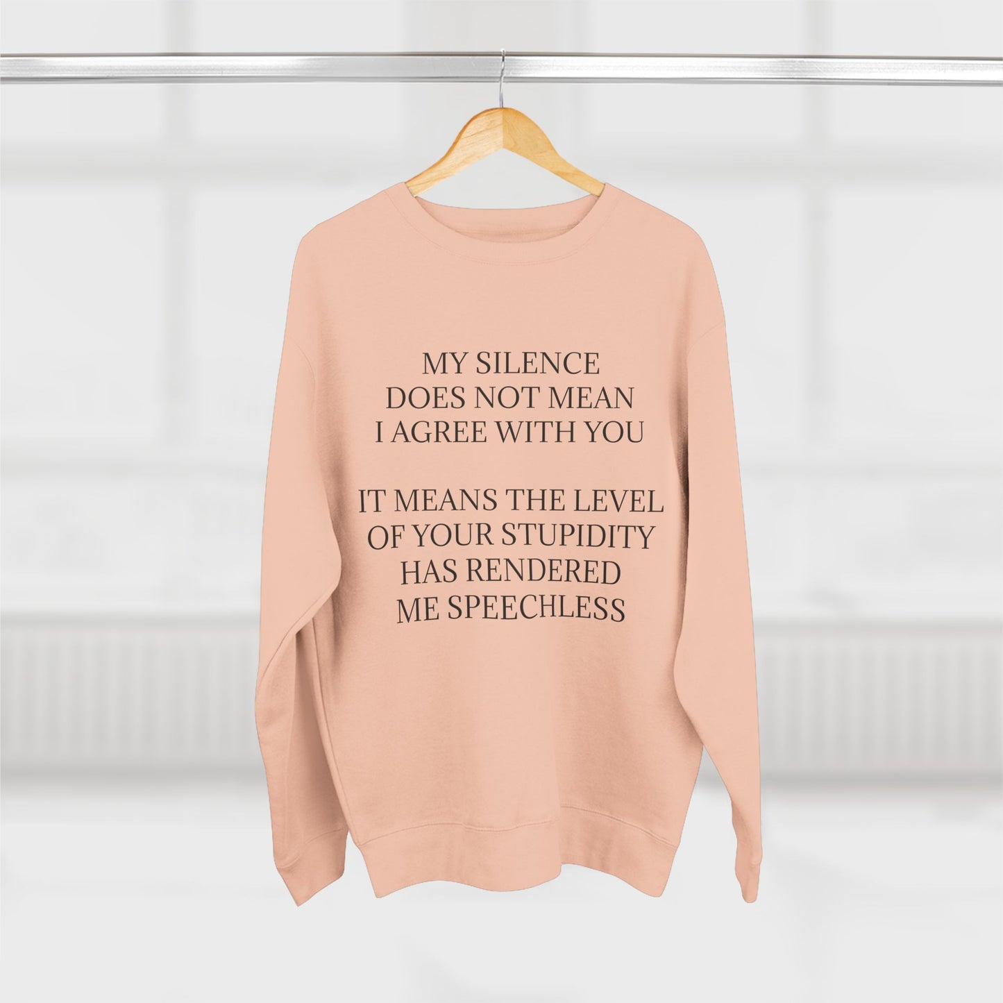 Speechless Unisex Crewneck Sweatshirt