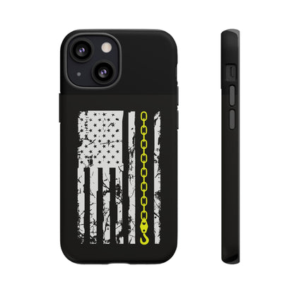 Thin Yellow Line iPhone Case