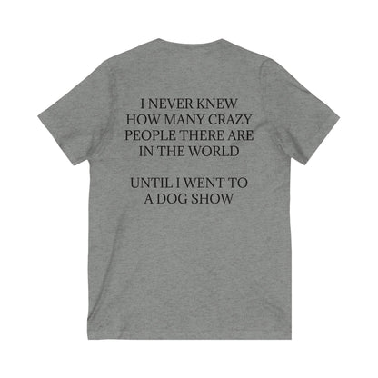 Never Knew Unisex Short Sleeve V-Neck Tee
