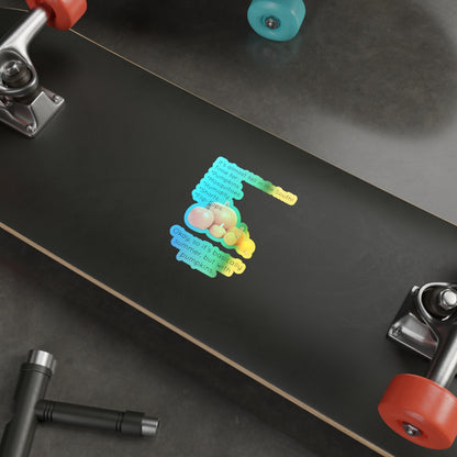 Fall In The South Holographic Sticker