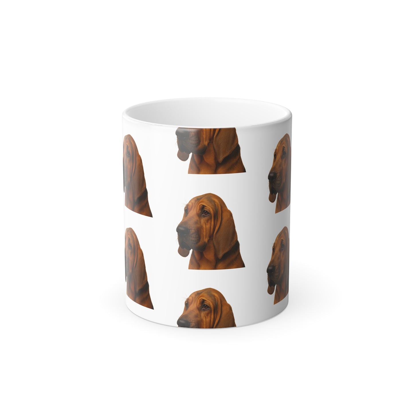 Bloodhound Head Color Changing Mug